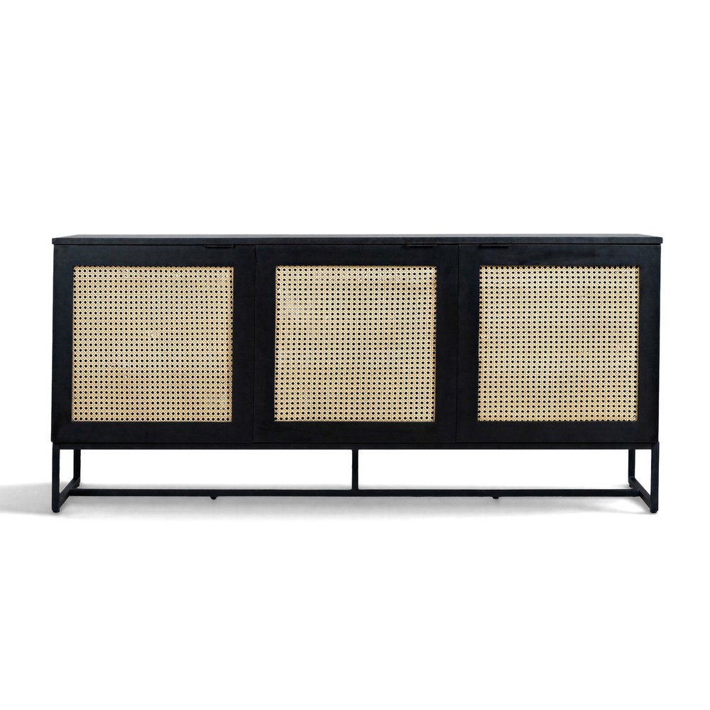 Sideboard 'Sailor' - Nero/Naturale