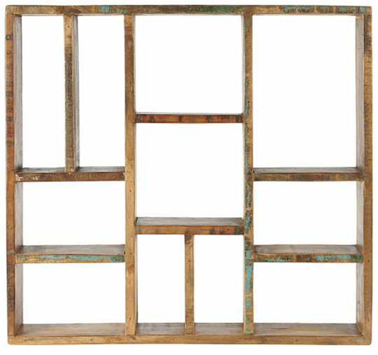 Mensola 'Unique' - Legno Riciclato/Vintage