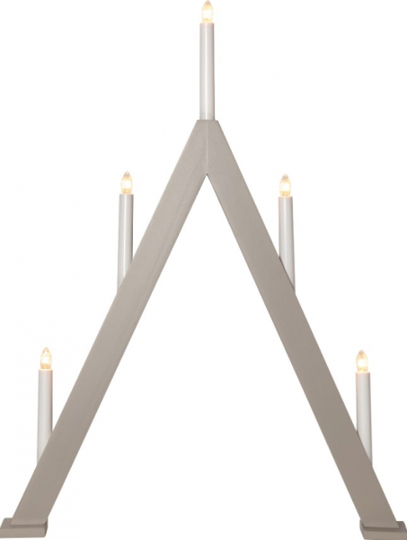 Candelabro dell'Avvento 'Albo' - Beige