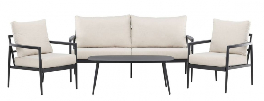 Set lounge 'Pozzallo' - Nero