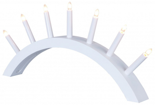 Candelabro dell'Avvento 'Aura' - Bianco