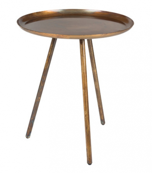 Tavolino 'Frost' - Ferro verniciato rame