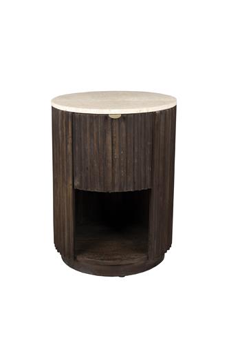 Comodino 'Marlow' - Marrone