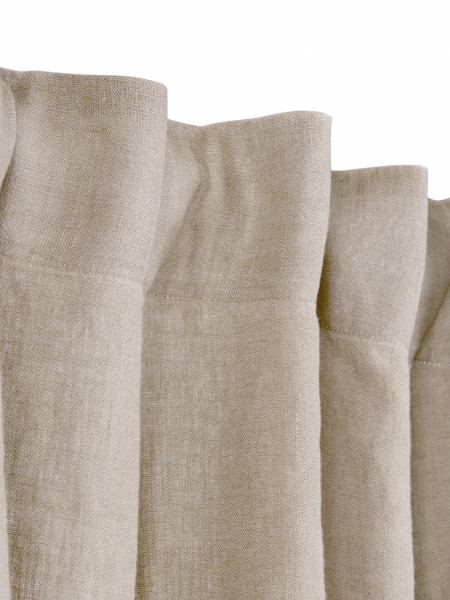 Cappa per tende 'Julie' 50x250 - Lino/Bianco