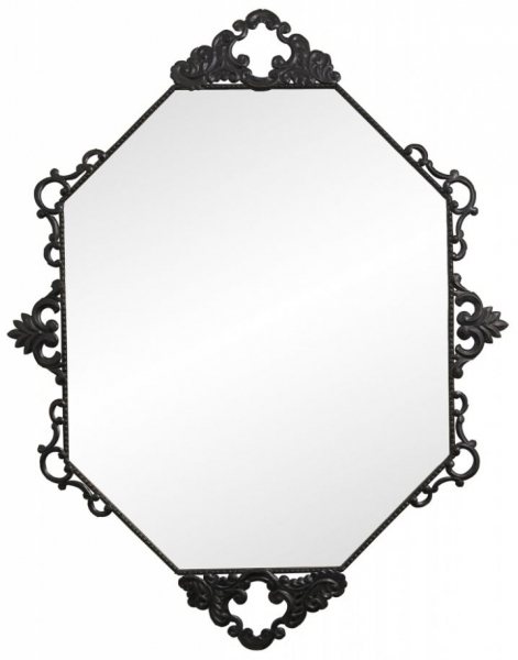 Specchio da parete 'Larus' - Nero