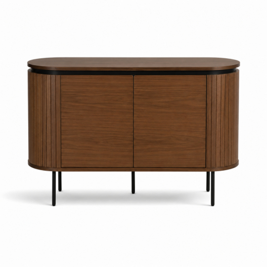 Sideboard 'K&auml;rra' - Noce/Nero