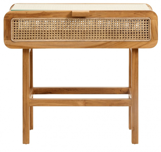 Tavolo consolle 'Teak' - Naturale