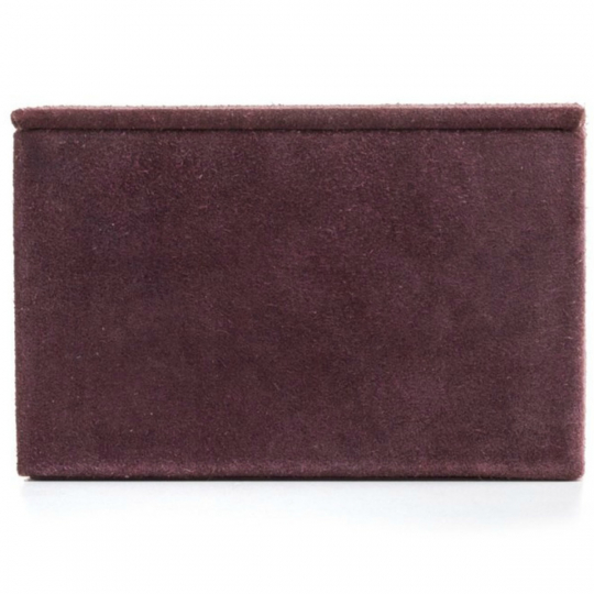 Scatola di stoccaggio 'Hallon' - Camoscio/Aubergine