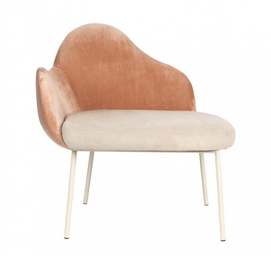Poltrona 'Friuli' - Rosa antico