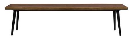 Panca 'Alagon' 180x40 - Marrone