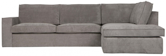 Divano ad angolo 'Thomas' - Rigato Grigio