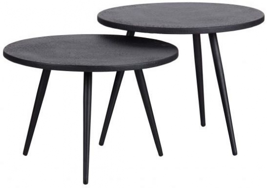 Tavolino 'Suze' 2 pezzi - Nero