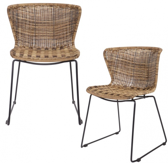 Sedia 'Wings' - Naturale