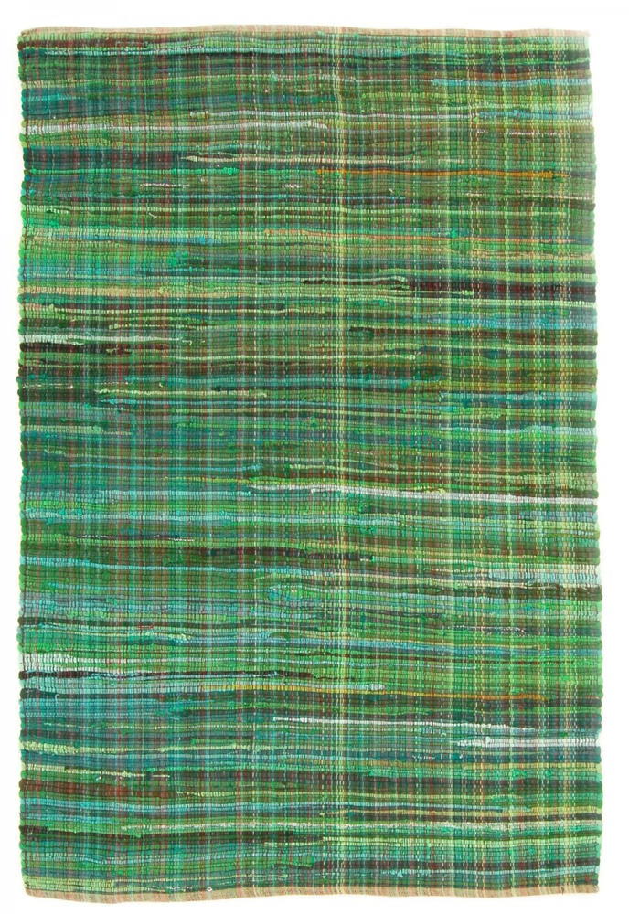 Tappeto di stracci 'Home' - Verde