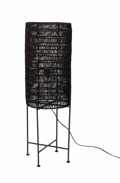 Lampada da terra 'Kari' - Nero