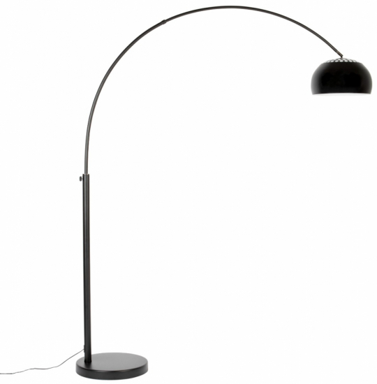 Lampada da terra 'Metal Bow' - Nera