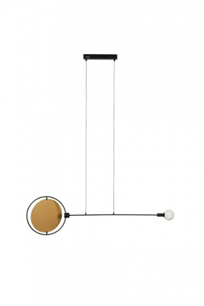 Lampada da soffitto 'Sirius' 35x133 - Nero