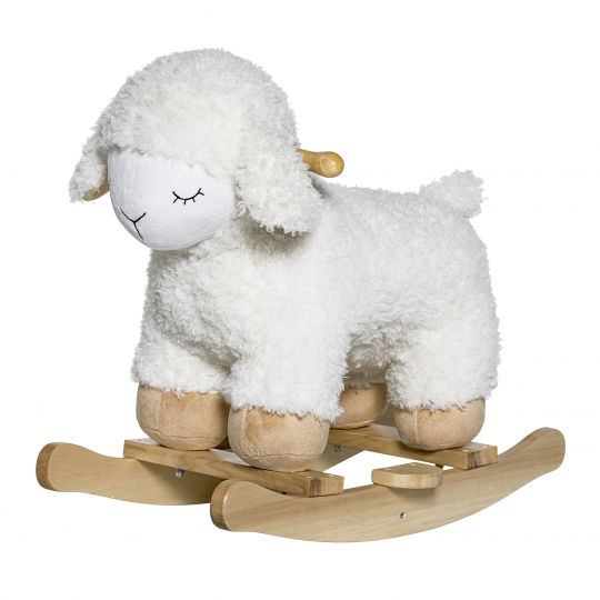 Cavallo a dondolo 'Rocking Sheep' - Bianco
