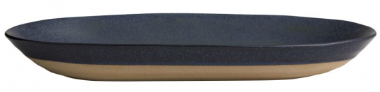 Piatto 'KORNIG' - Blu scuro