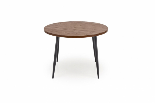 Tavolo da pranzo 'Barry' Rotondo 105cm - Naturale/Nero