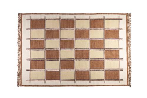 Tappeto 'Gambit' 200x300 - Marrone