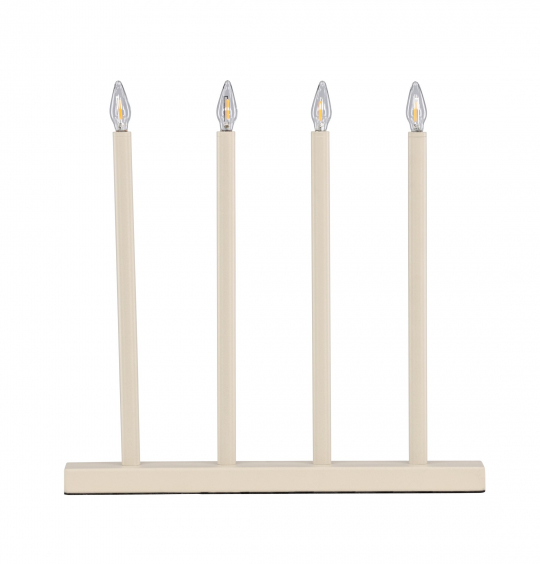 Candelabro dell'Avvento 'Åre' - Beige