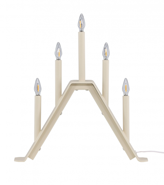 Candelabro dell'Avvento 'Norrlund' - Beige