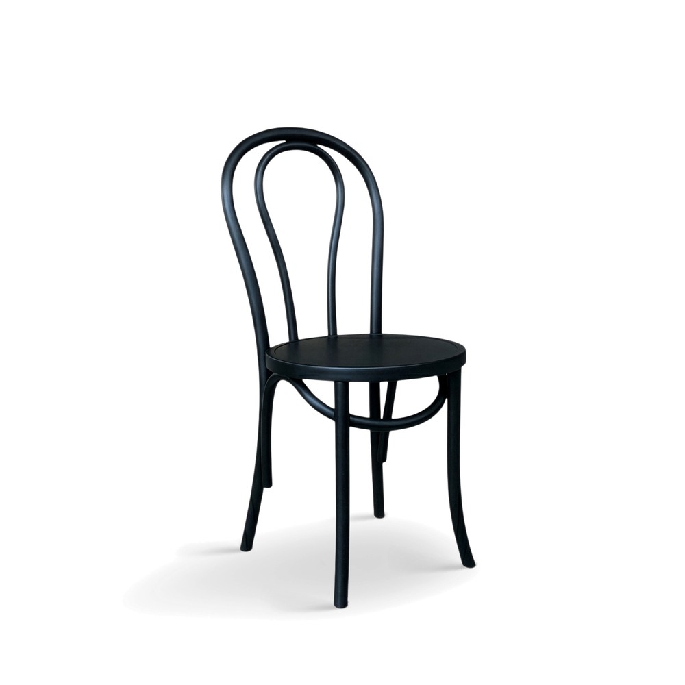 Sedia 'Bistro' - Legno/Nero