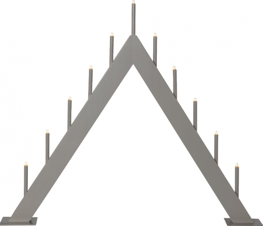 Candelabro dell'Avvento 'Buzz' 50cm - Beige