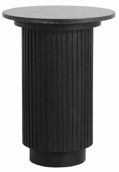 Tavolino 'Erie' Rotondo 40cm - Marmo Nero