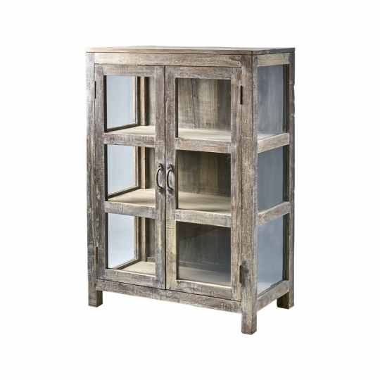 Vetrina 'Riko' 120cm - Legno riciclato