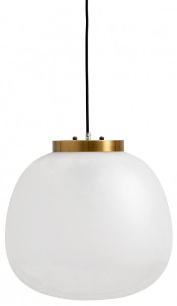 Lampadario 'Frost' - Bianco/Ottone L