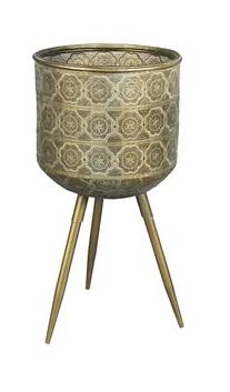 Vaso 'Botanique' L - Ottone