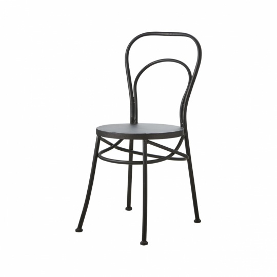 Sedia 'William' - Grigio scuro