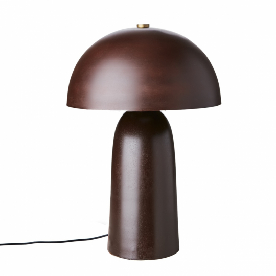 Lampada da tavolo 'Fungi L' - Marrone