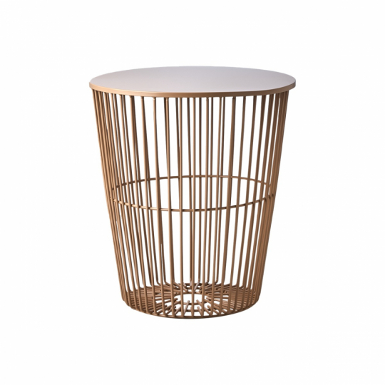 Tavolino/cestino 'Marstrand' rotondo 40cm - Pesca