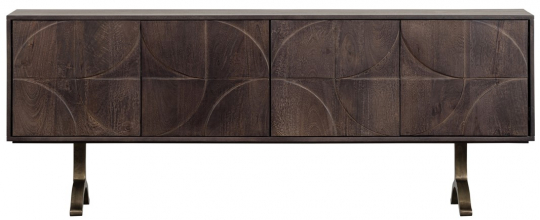 Tavolino laterale 'Draw' - Legno di mango