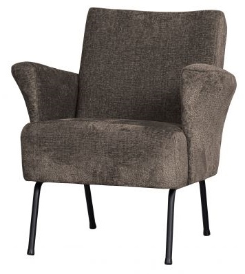 Poltrona 'Muse' - Grigio/ Marrone