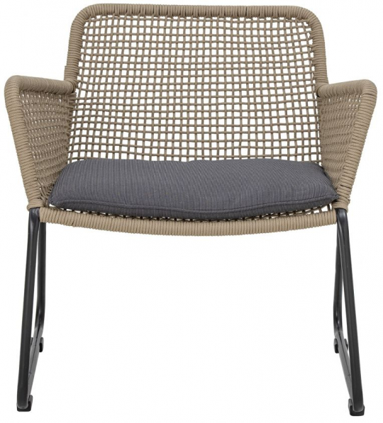 Poltrona 'Mundo' - Naturale/Grigio