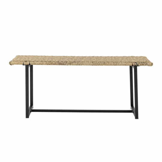 Panca da giardino 'Adilly' – Naturale/Rattan