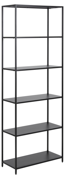 Libreria 'Newcastle' 185cm - Nero