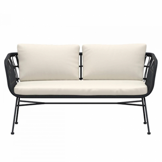 Divano 'Isola' - Nero/Beige