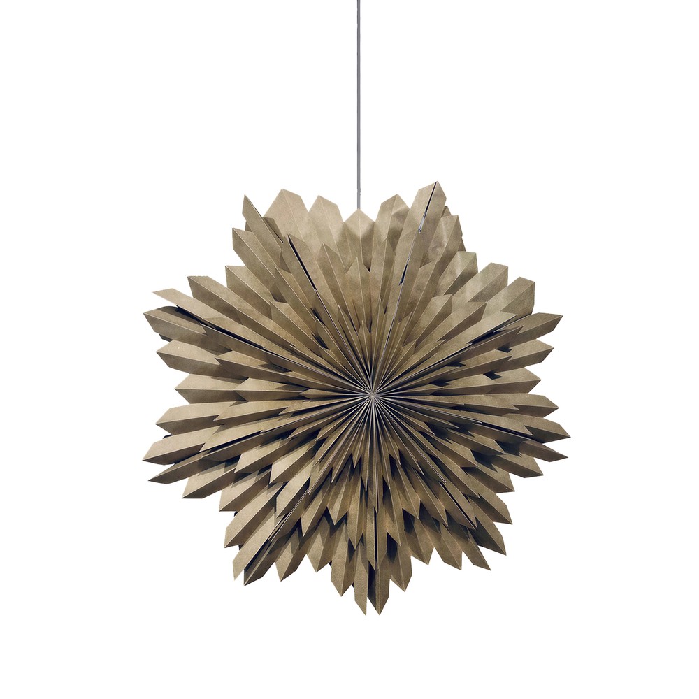 Stella dell'Avvento 'Oslo' 80cm - Marrone