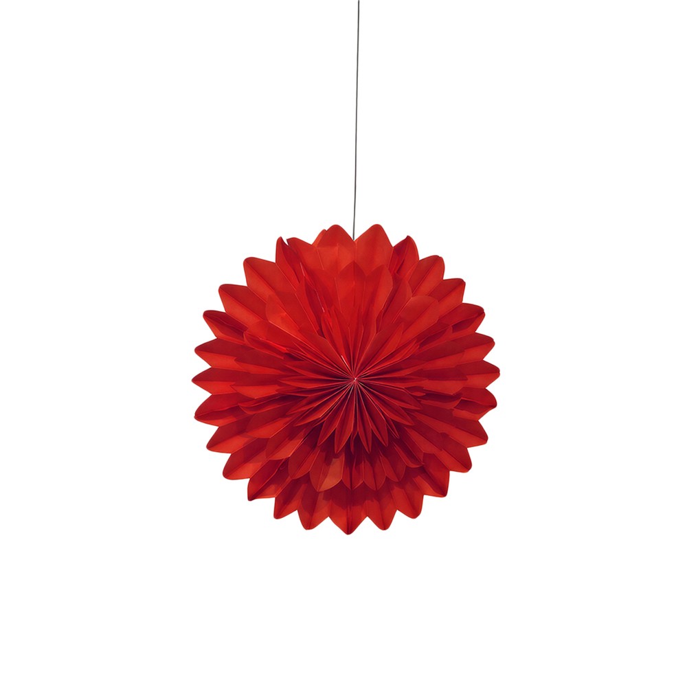 Stella dell'Avvento 'Lotus' 45cm - Rossa