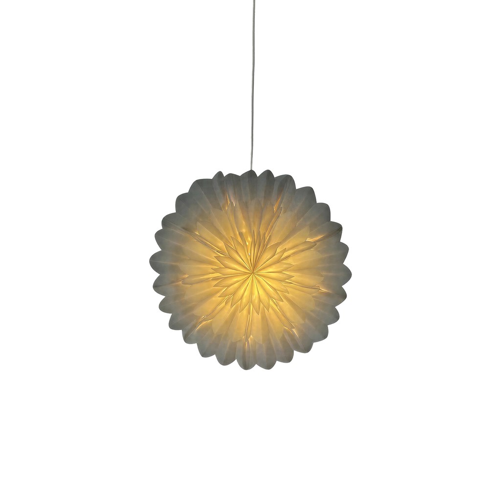 Stella dell'Avvento 'Lotus' 60cm - Bianca