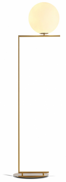 Lampada da terra 'Creme Satin' - Ottone