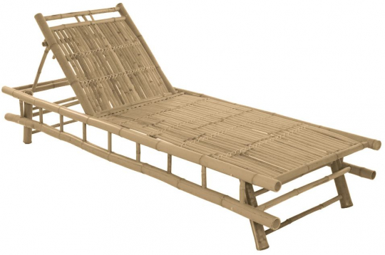 Lettino 'Bambu' - Naturale