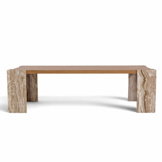 Tavolino da salotto 'Monte' 115x75cm - Naturale