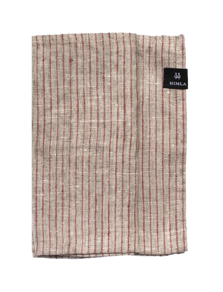 Servietta 'Linus' 45x45 - Rosso/Nero