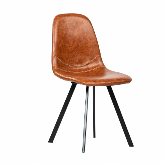 Sedia 'Carrie' - Cognac